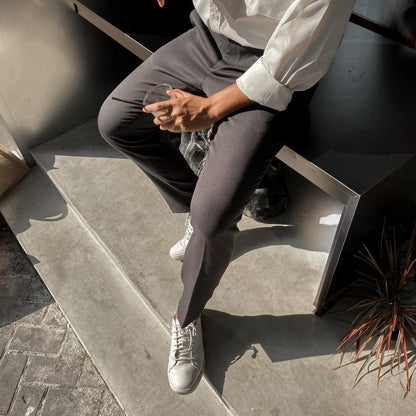 韓國男裝－ Dark Ash Grey Suit - Bottom