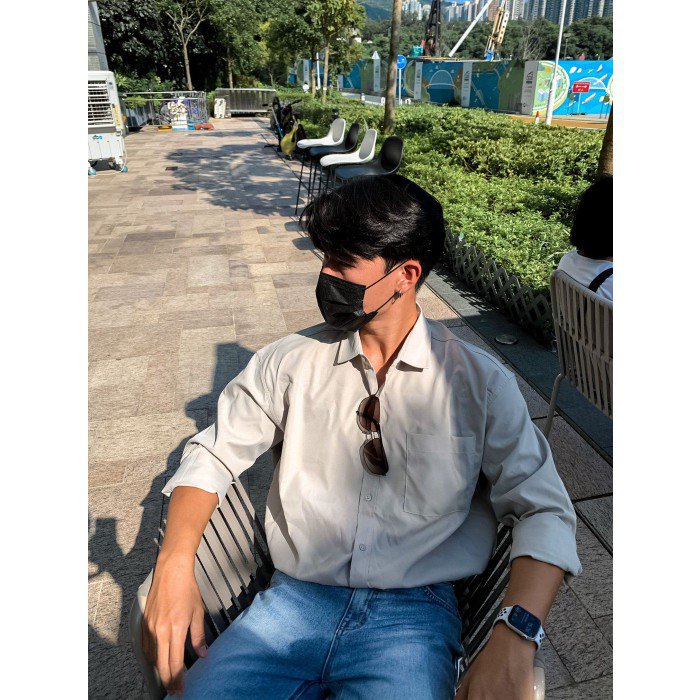 韓國男裝－ Beige Shirt