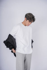 連帽黑色外套Zip Thru Hoodie-韓國男裝