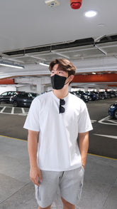 韓國男裝-純白色短袖上衣White Tee