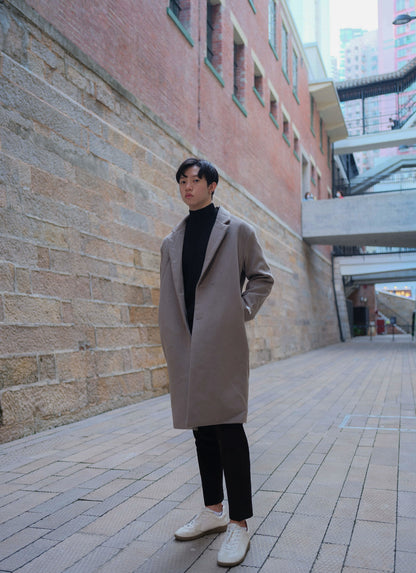 啡色大衣Brown Coat－韓國男裝