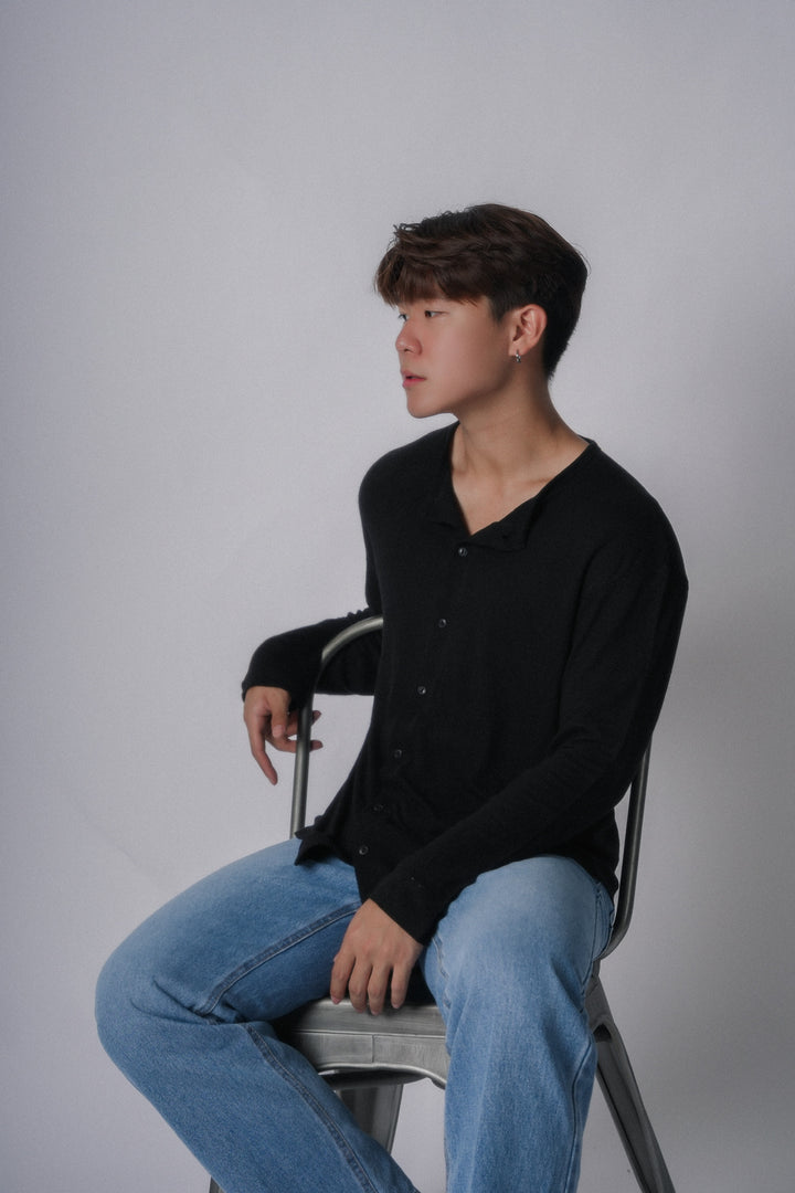 Black Button Top－韓國男裝