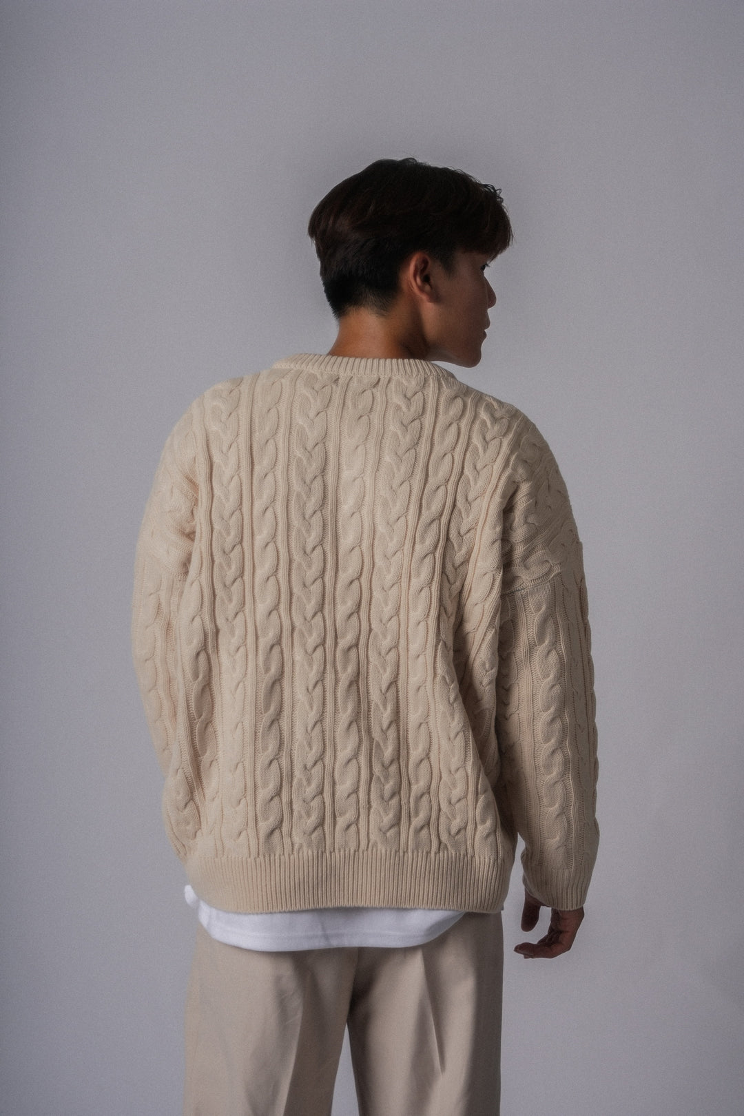 Cable Knit Top-韓國男裝