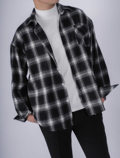 格仔襯衫Checked Shirt－韓國男裝