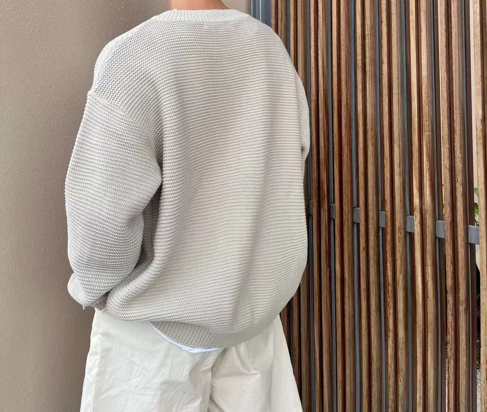 針織鈕扣外套Neutral Cardigan－韓國男裝