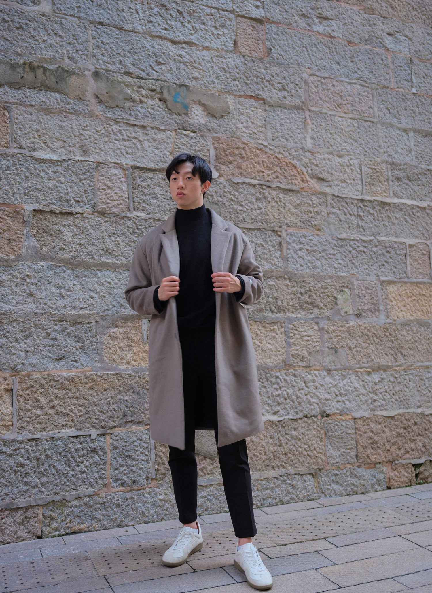 啡色大衣Brown Coat－韓國男裝