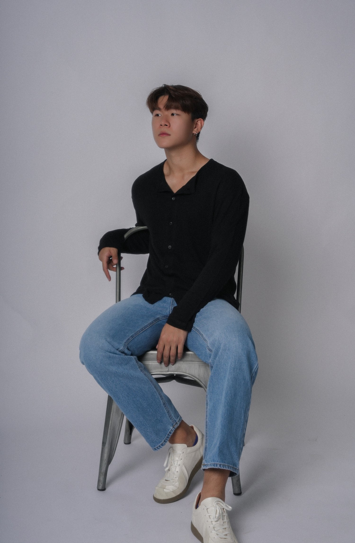 Black Button Top－韓國男裝