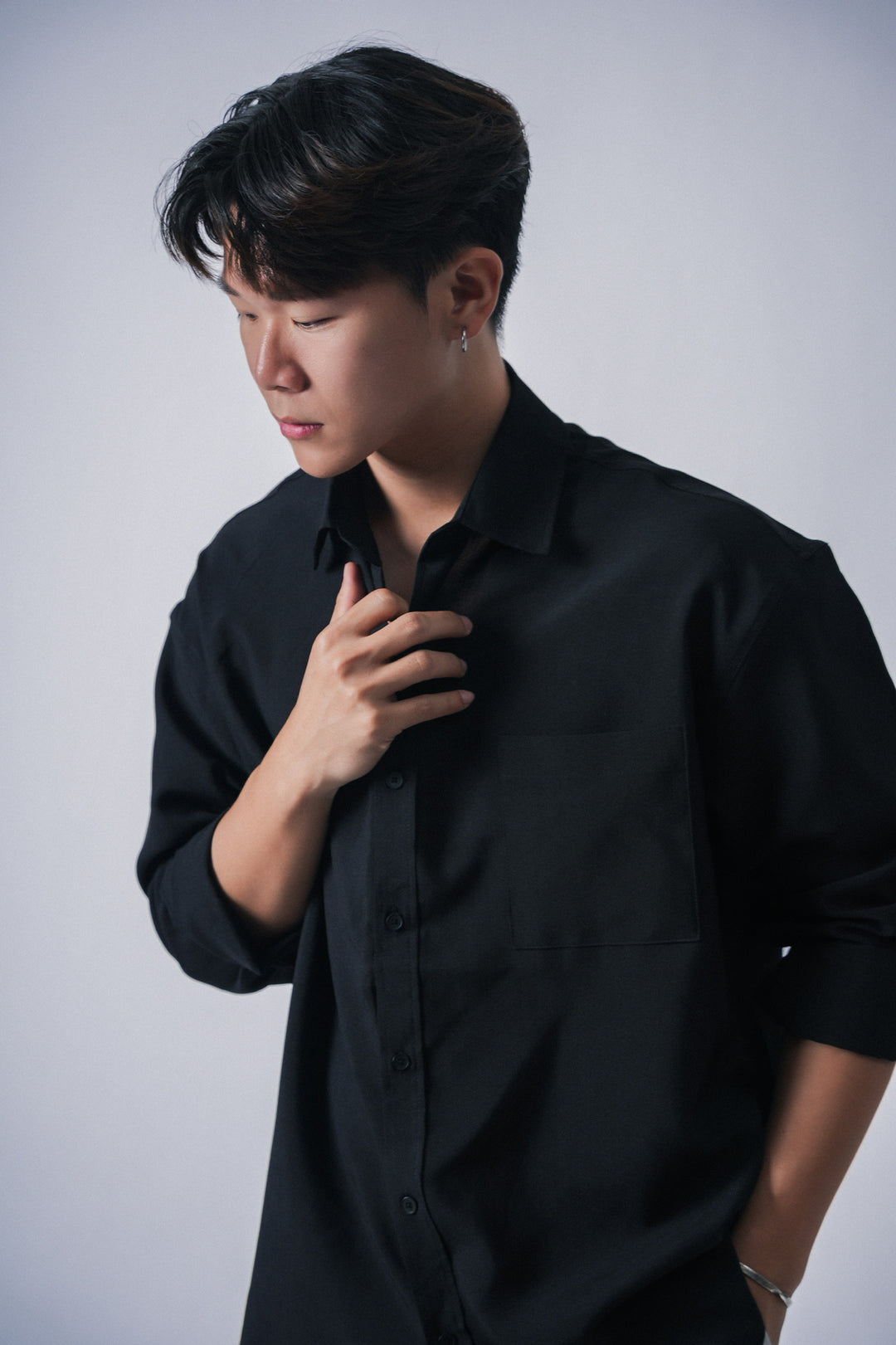 黑色襯衫Black shirt － 韓國男裝