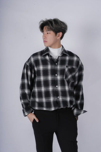 格仔襯衫Checked Shirt－韓國男裝