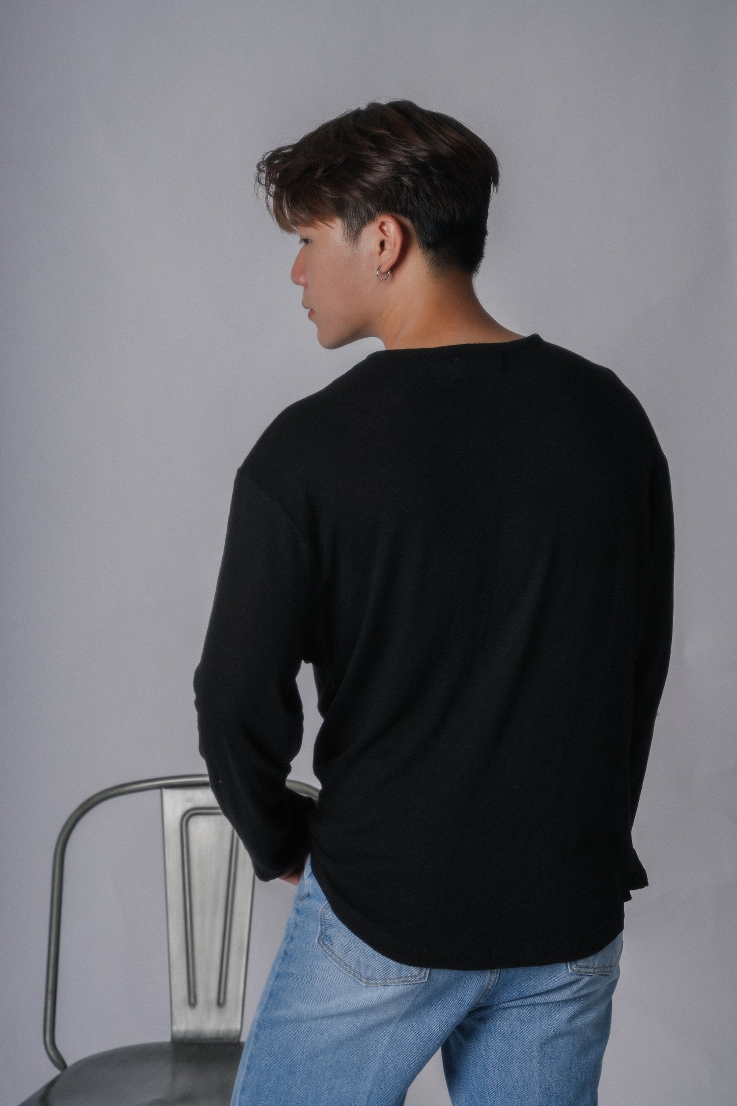 Black Button Top－韓國男裝