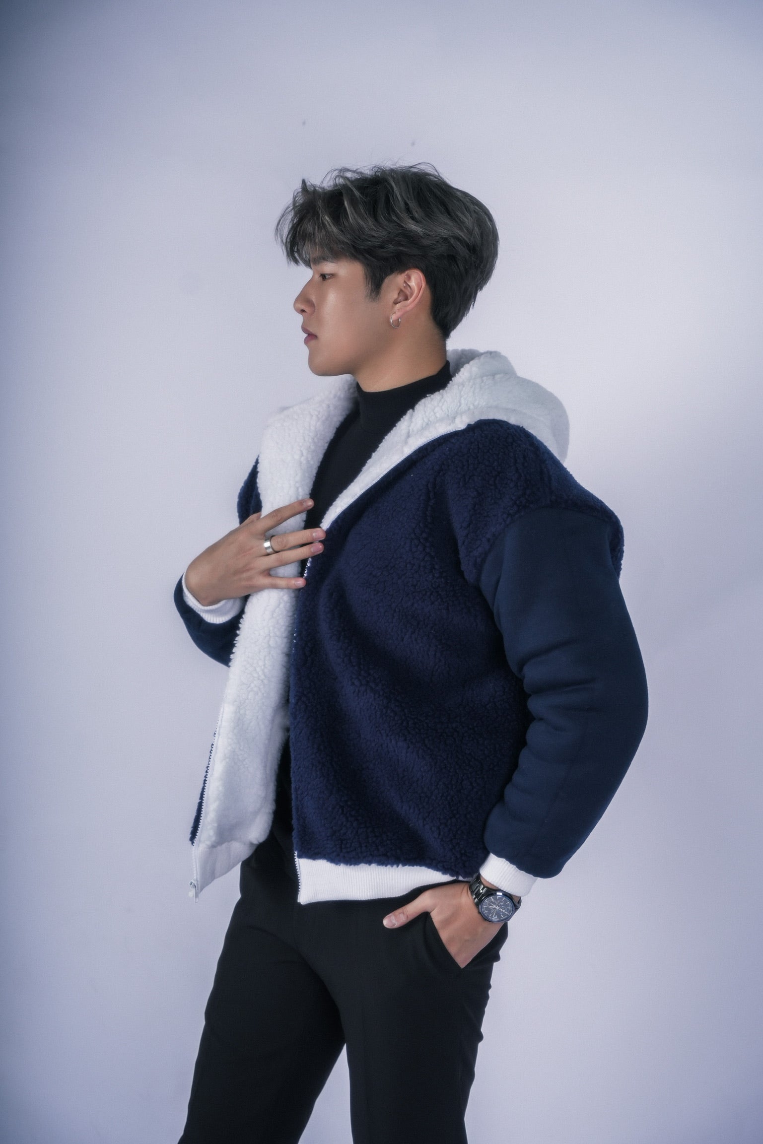 超柔軟外套Borg Jacket－韓國男裝