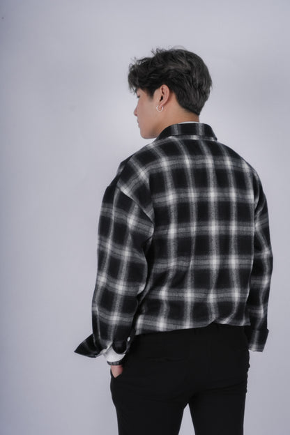 格仔襯衫Checked Shirt－韓國男裝