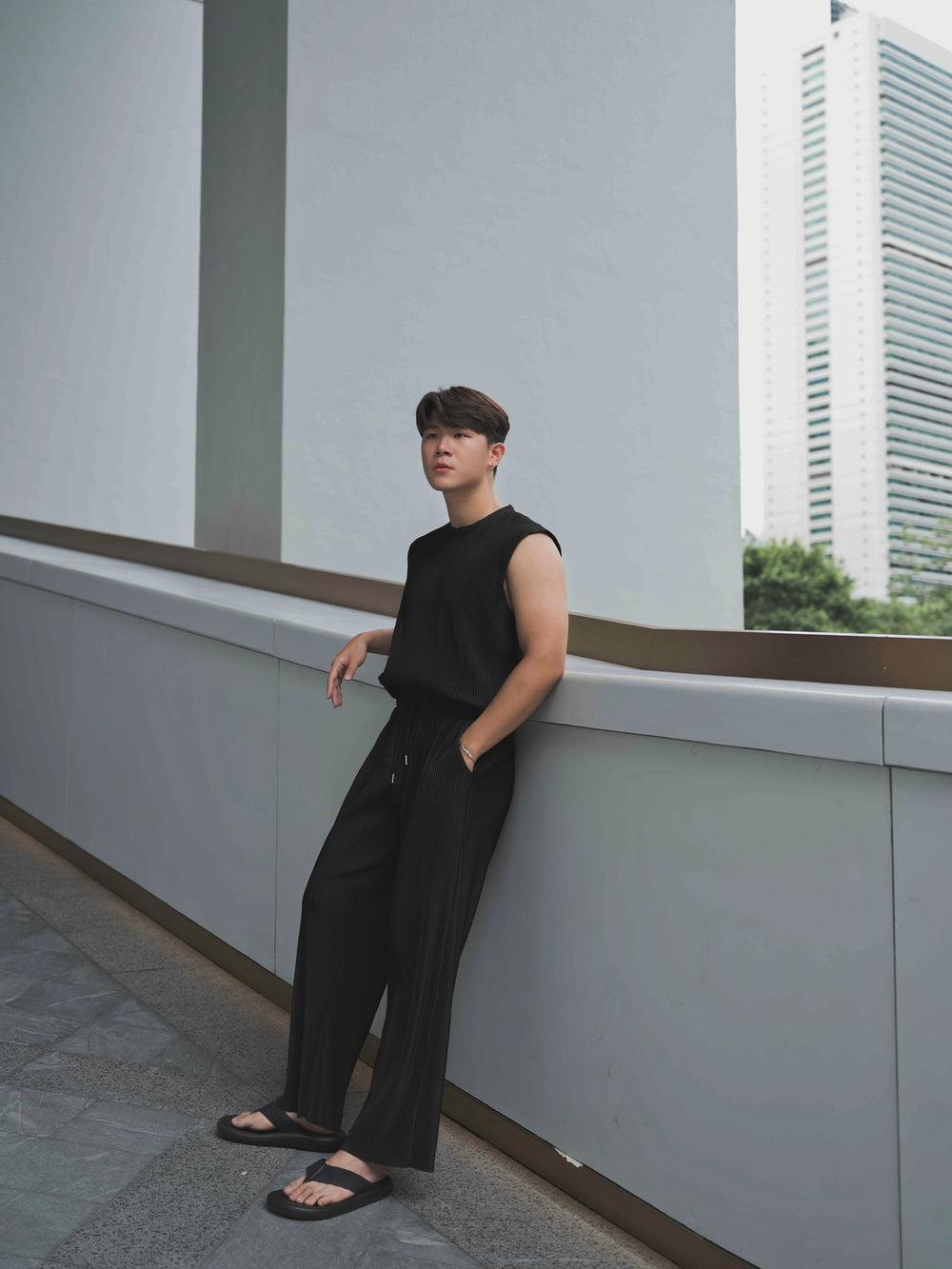 韓國男裝-背心套裝Vest Set