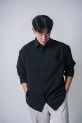 黑色襯衫Black shirt － 韓國男裝