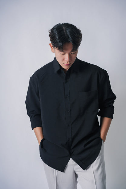 黑色襯衫Black shirt － 韓國男裝