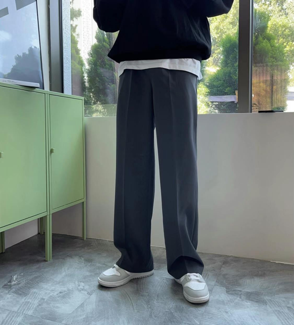 彈性落地長褲Comfy Bottom － 韓國男裝