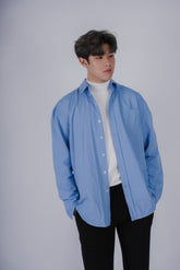 淺藍襯衫Blue Shirt－韓國男裝
