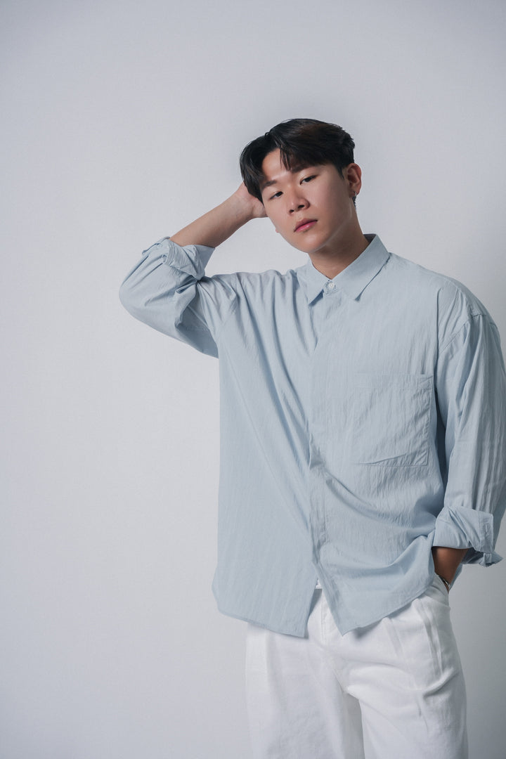 質感襯衫Textured Shirt-韓國男裝