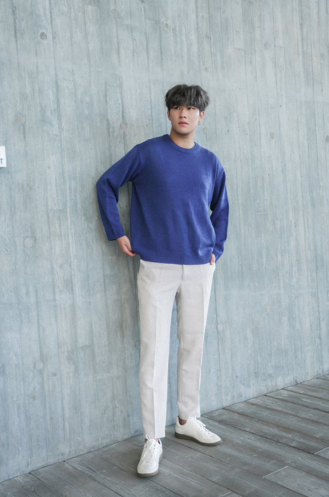 Cobalt Blue Knit Top