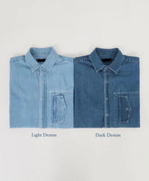 韓國男裝-牛仔布襯衫Denim Top