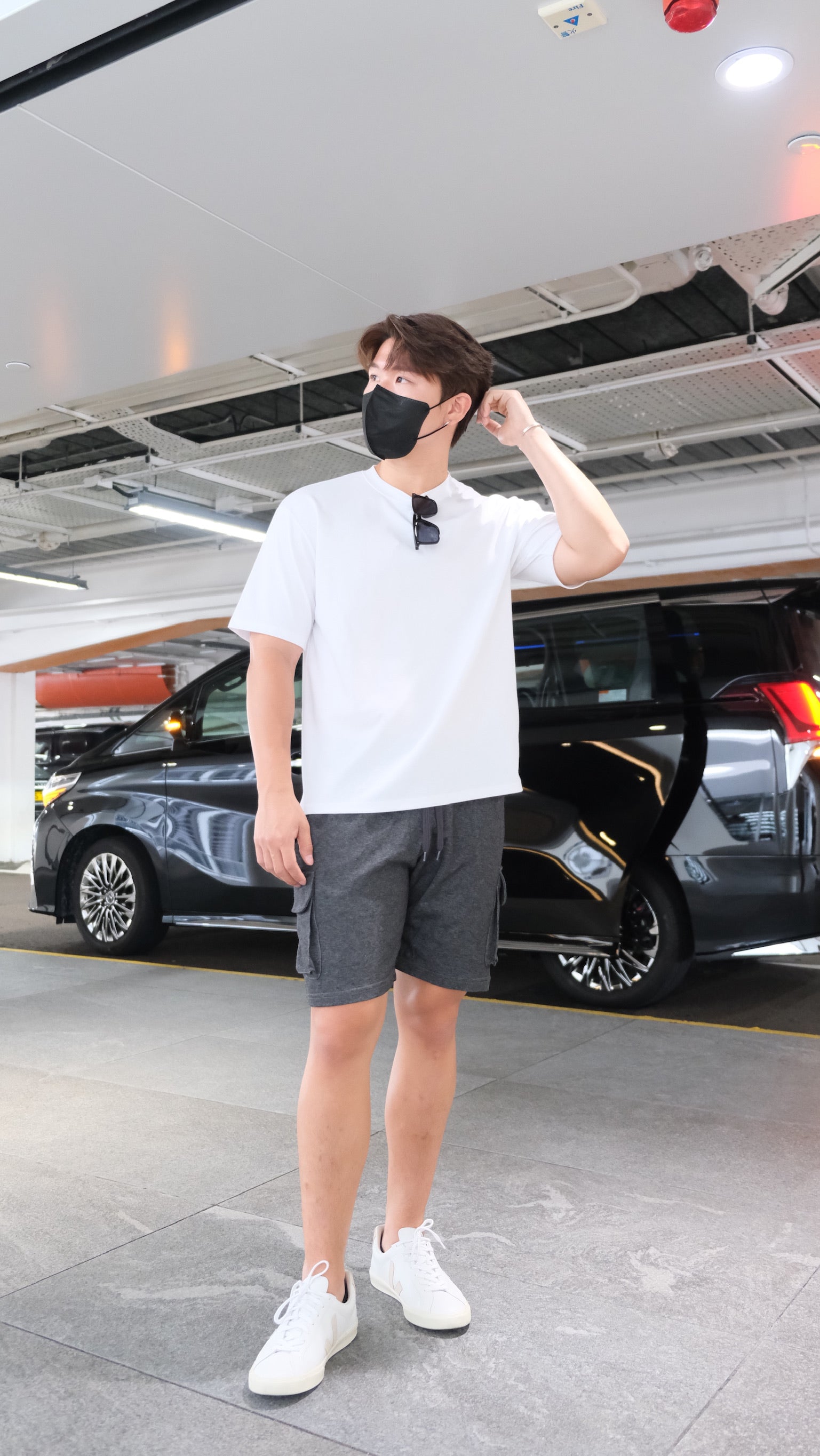 韓國男裝-純白色短袖上衣White Tee