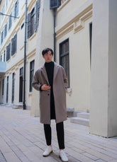 啡色大衣Brown Coat－韓國男裝