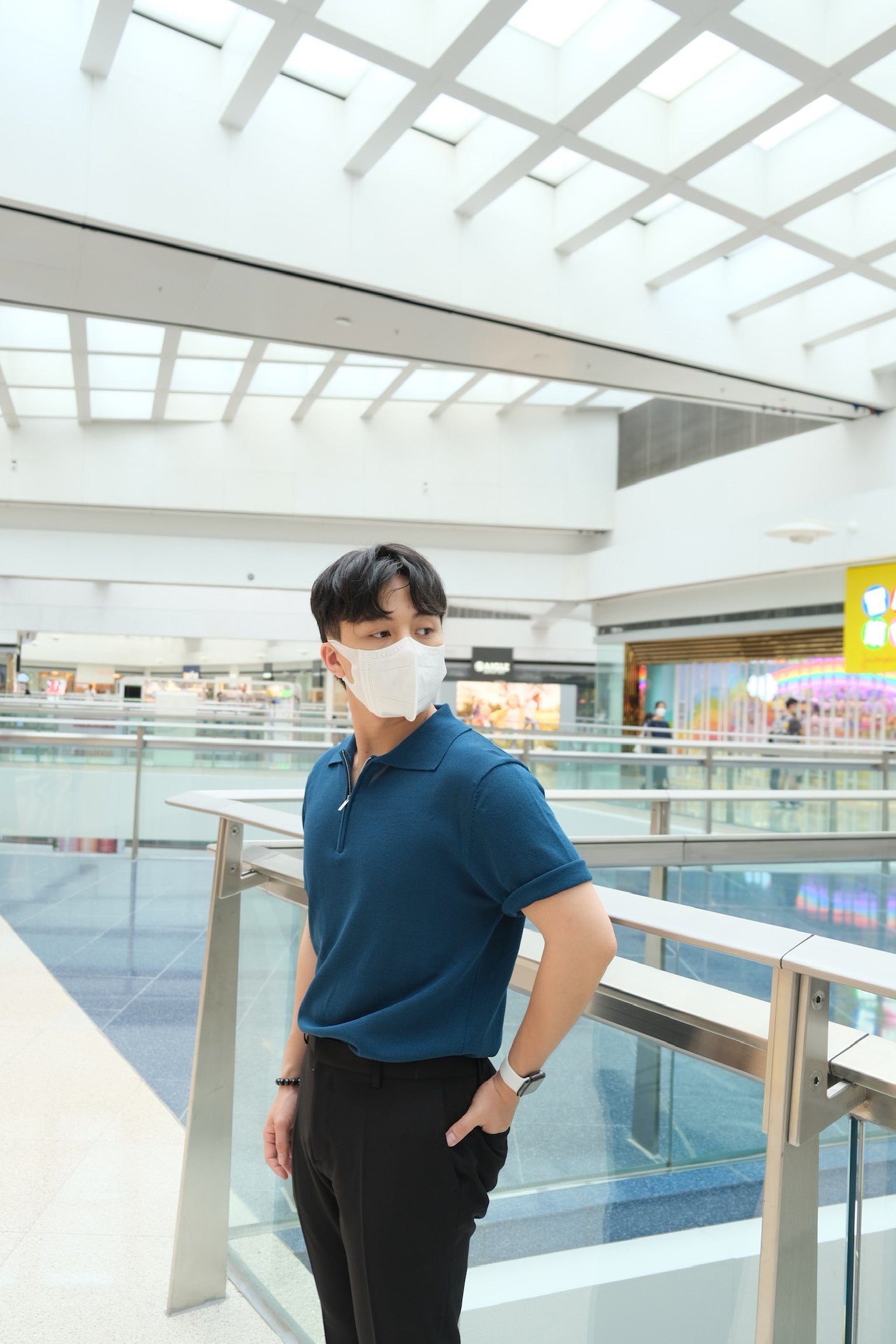 拉鍊領口上衣Half Zip Top - 179cmhk