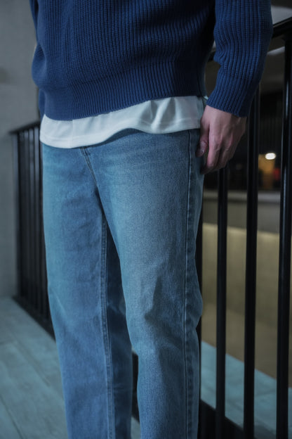 拉鍊領口針織毛衣Zip Jumper－韓國男裝