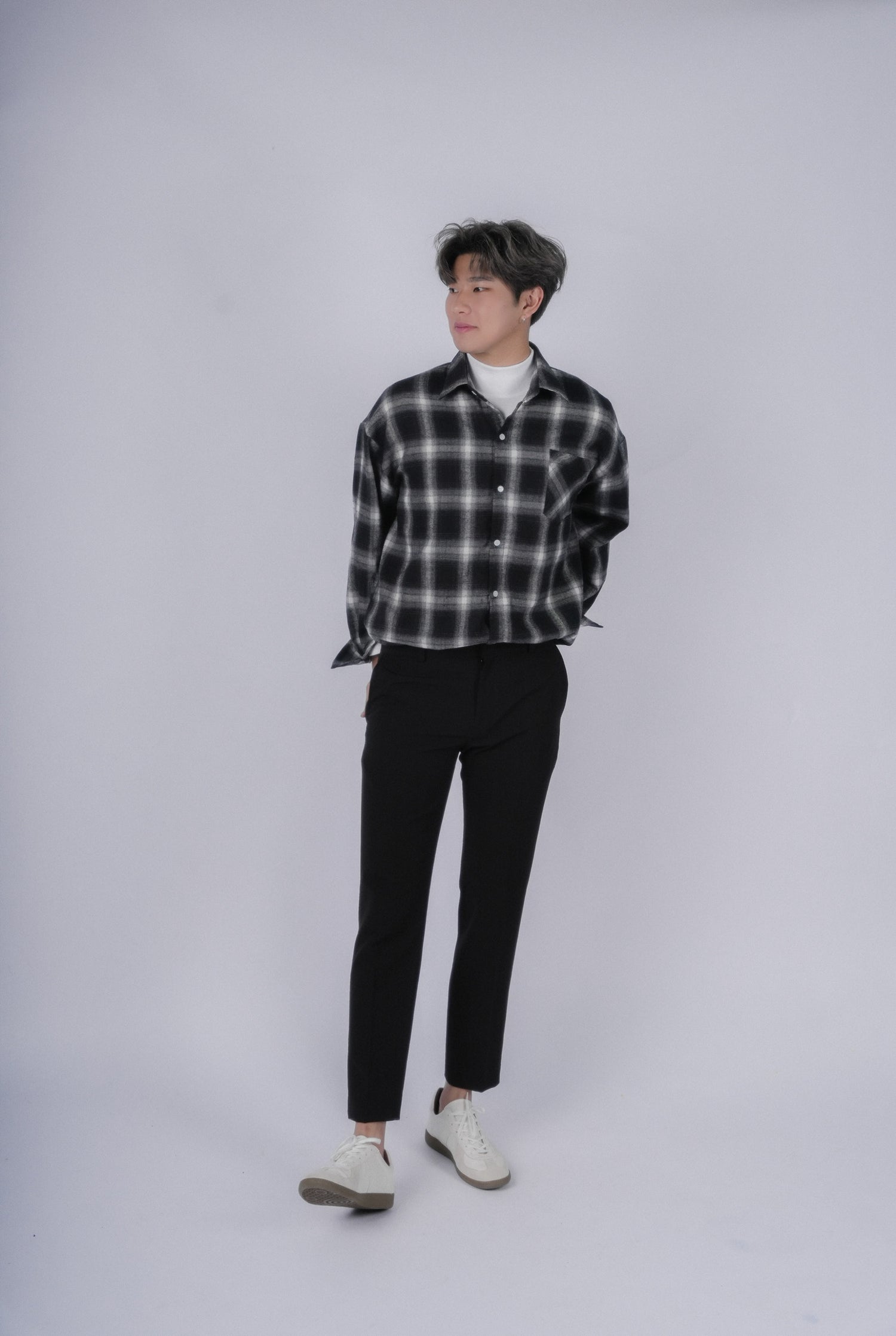 格仔襯衫Checked Shirt－韓國男裝