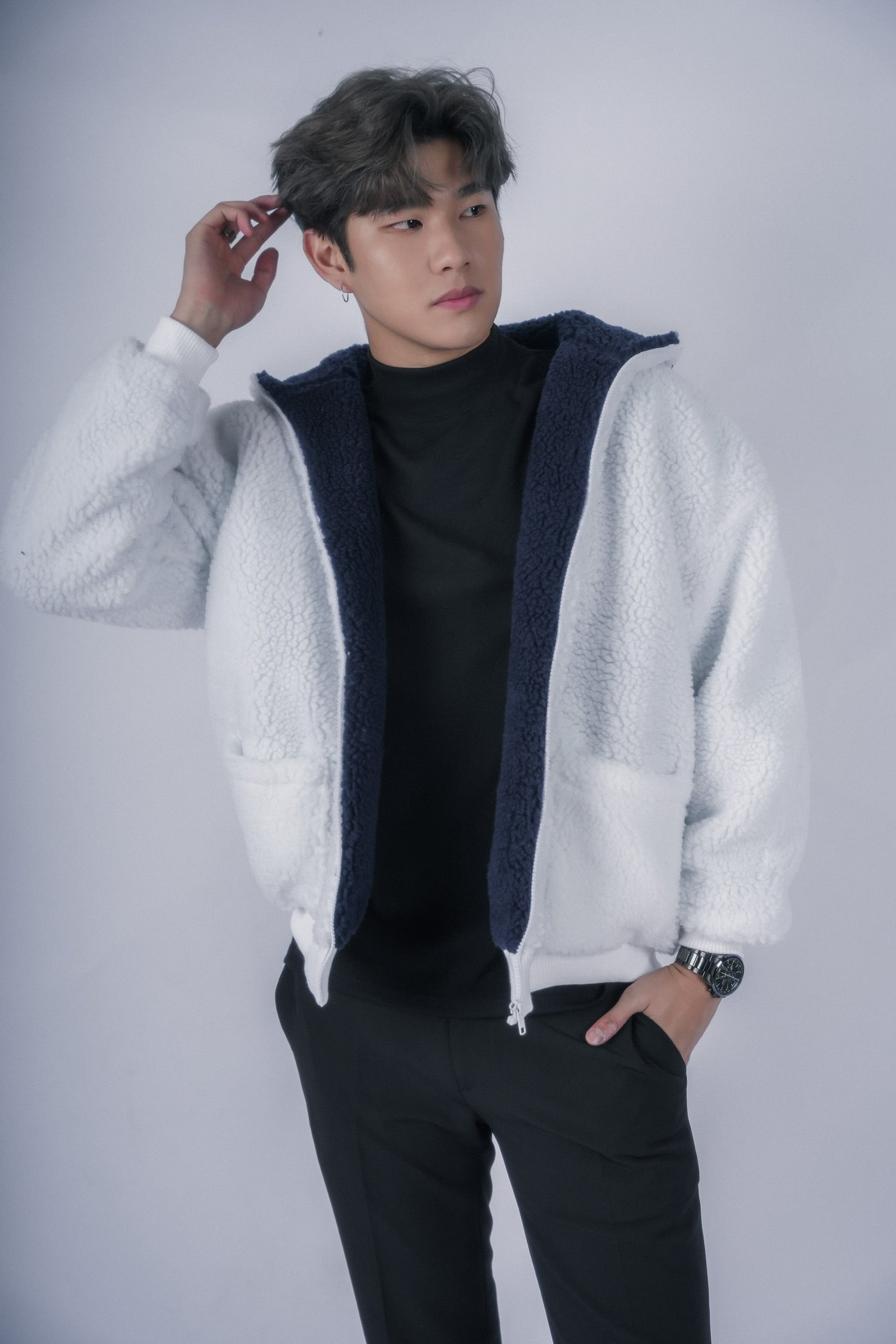 超柔軟外套Borg Jacket－韓國男裝