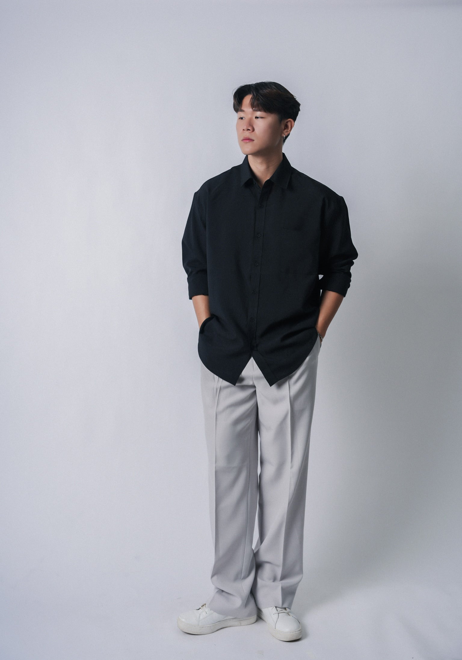 黑色襯衫Black shirt － 韓國男裝