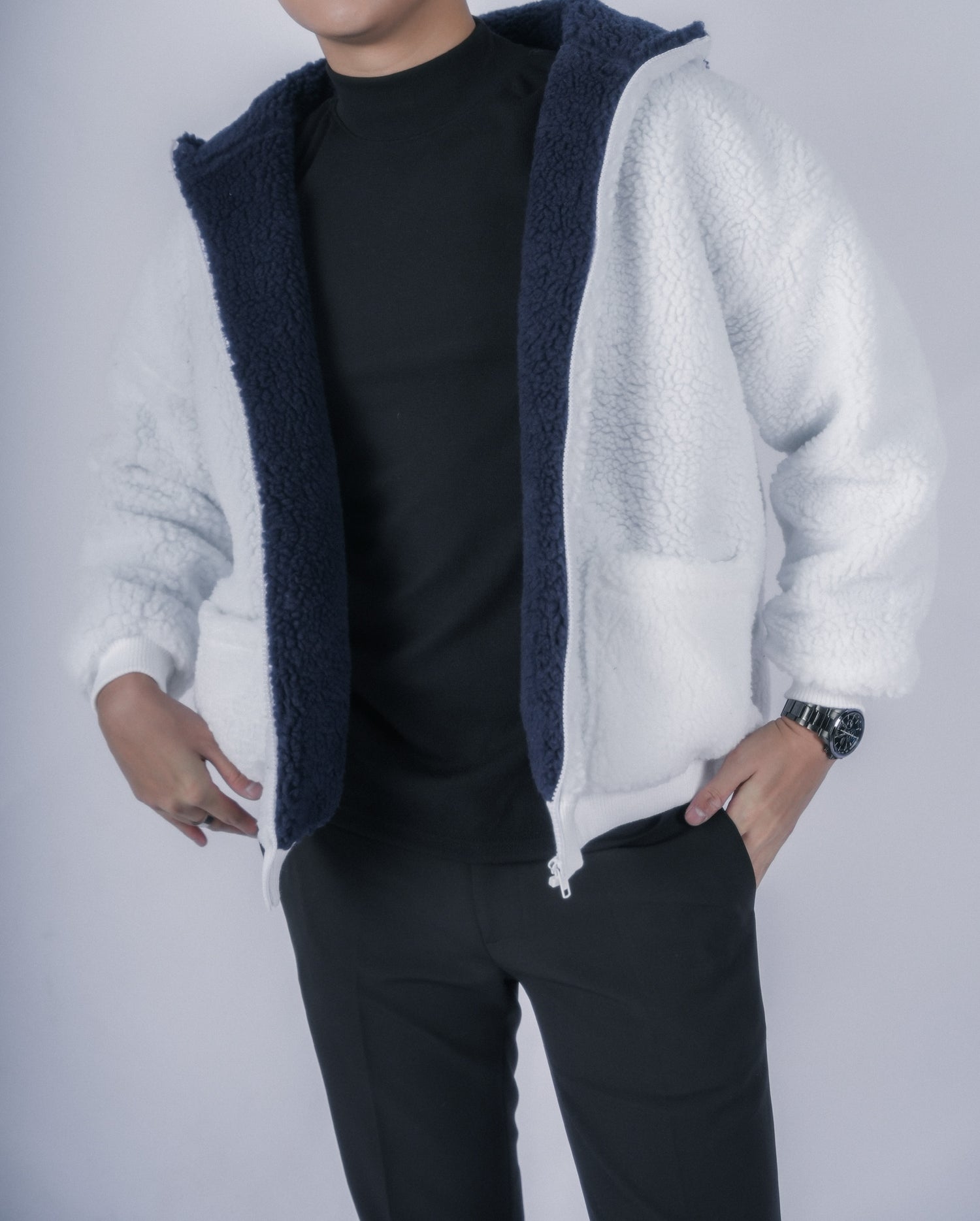 超柔軟外套Borg Jacket－韓國男裝