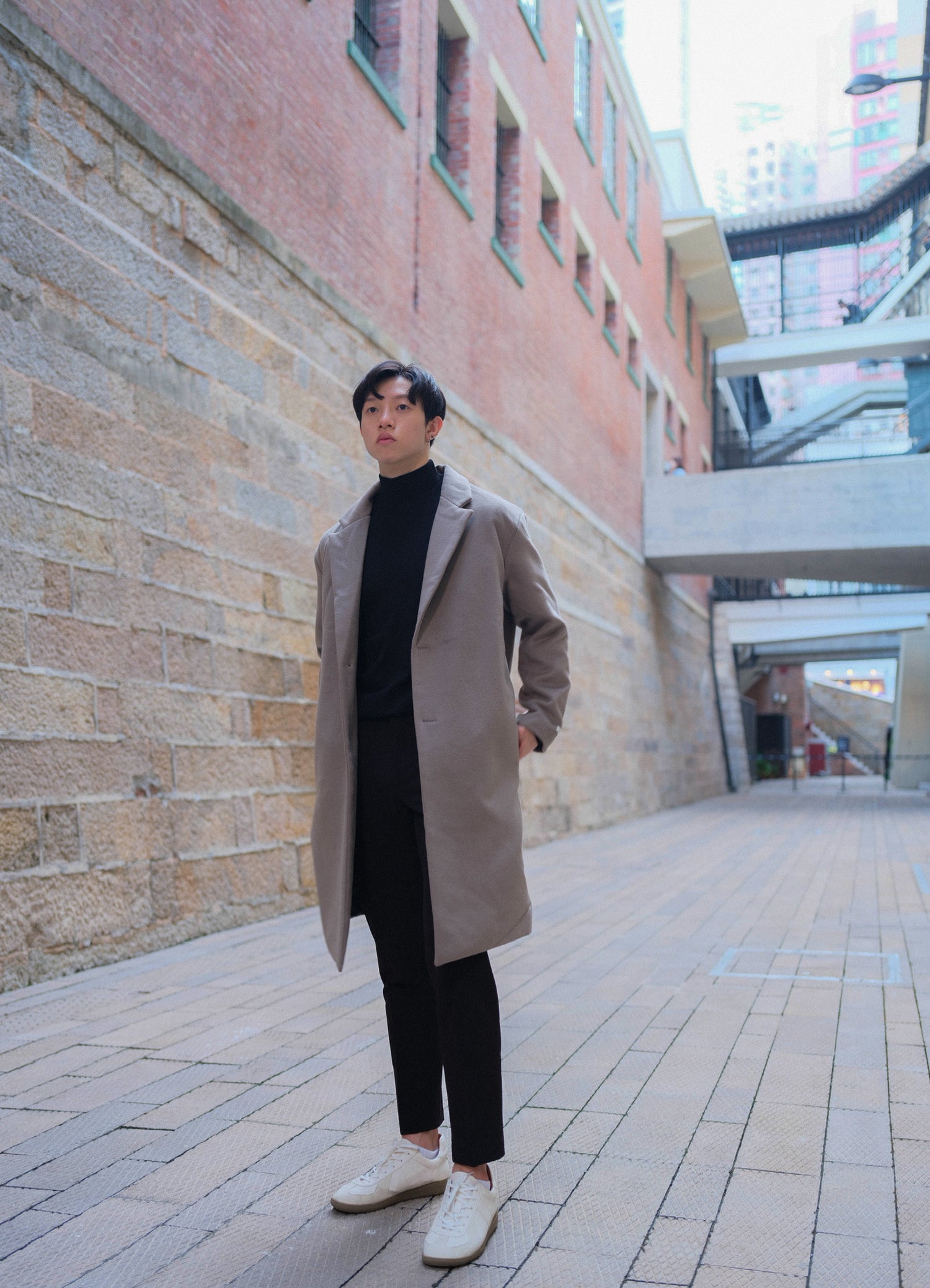 啡色大衣Brown Coat－韓國男裝