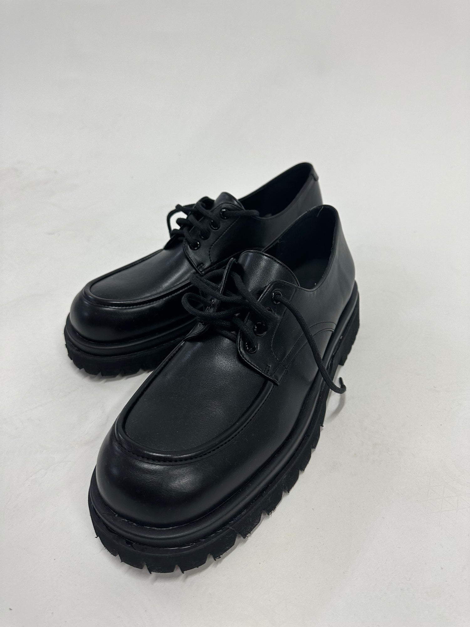 厚底皮鞋Lace-up Shoes - 韓國男裝皮鞋