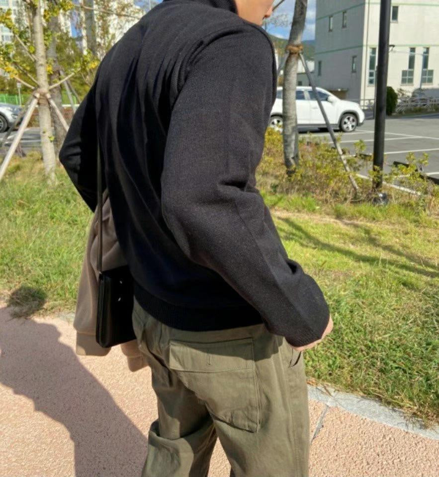 樽領針織上衣Roll Neck Top－韓國男裝