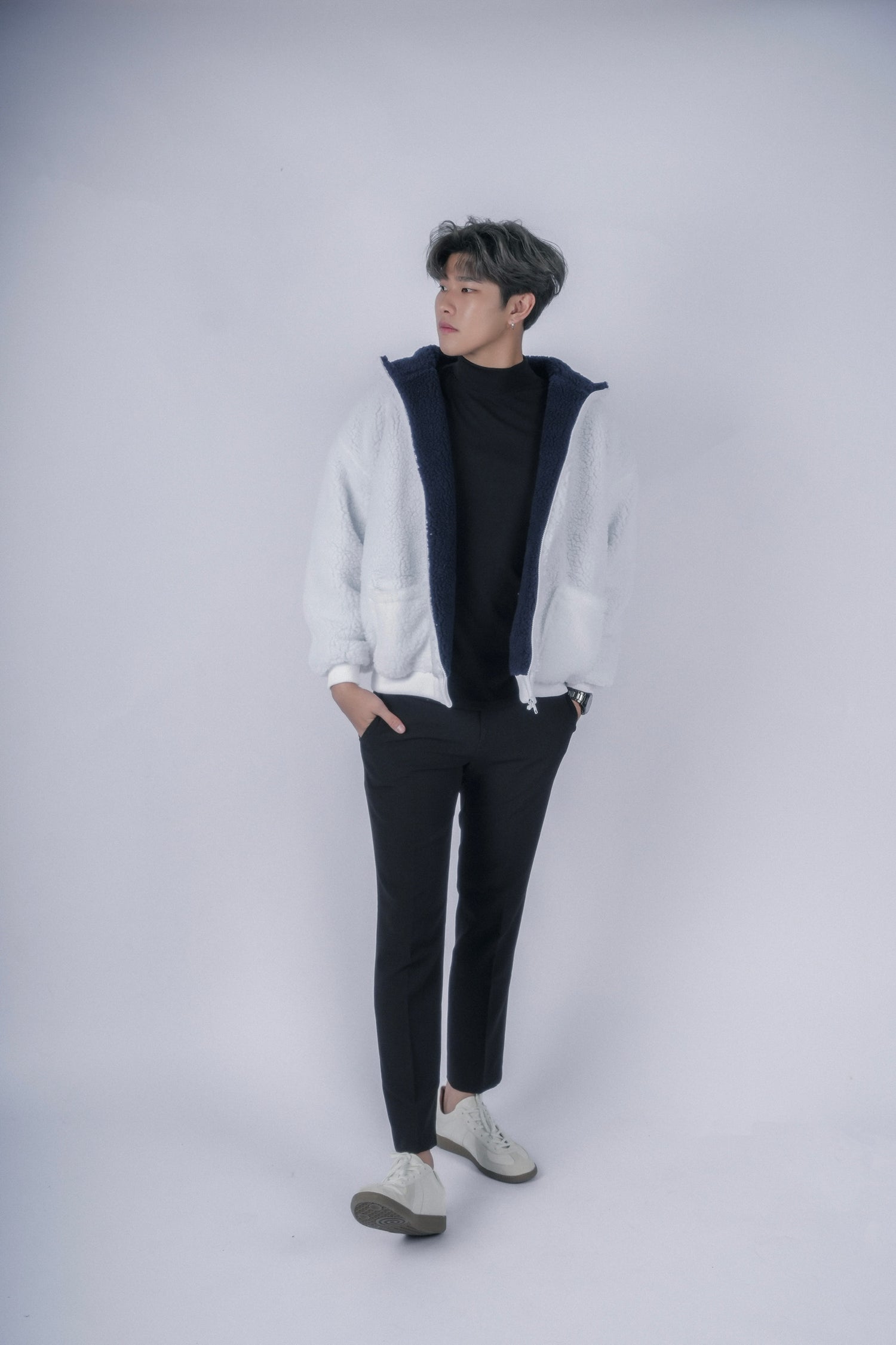 超柔軟外套Borg Jacket－韓國男裝