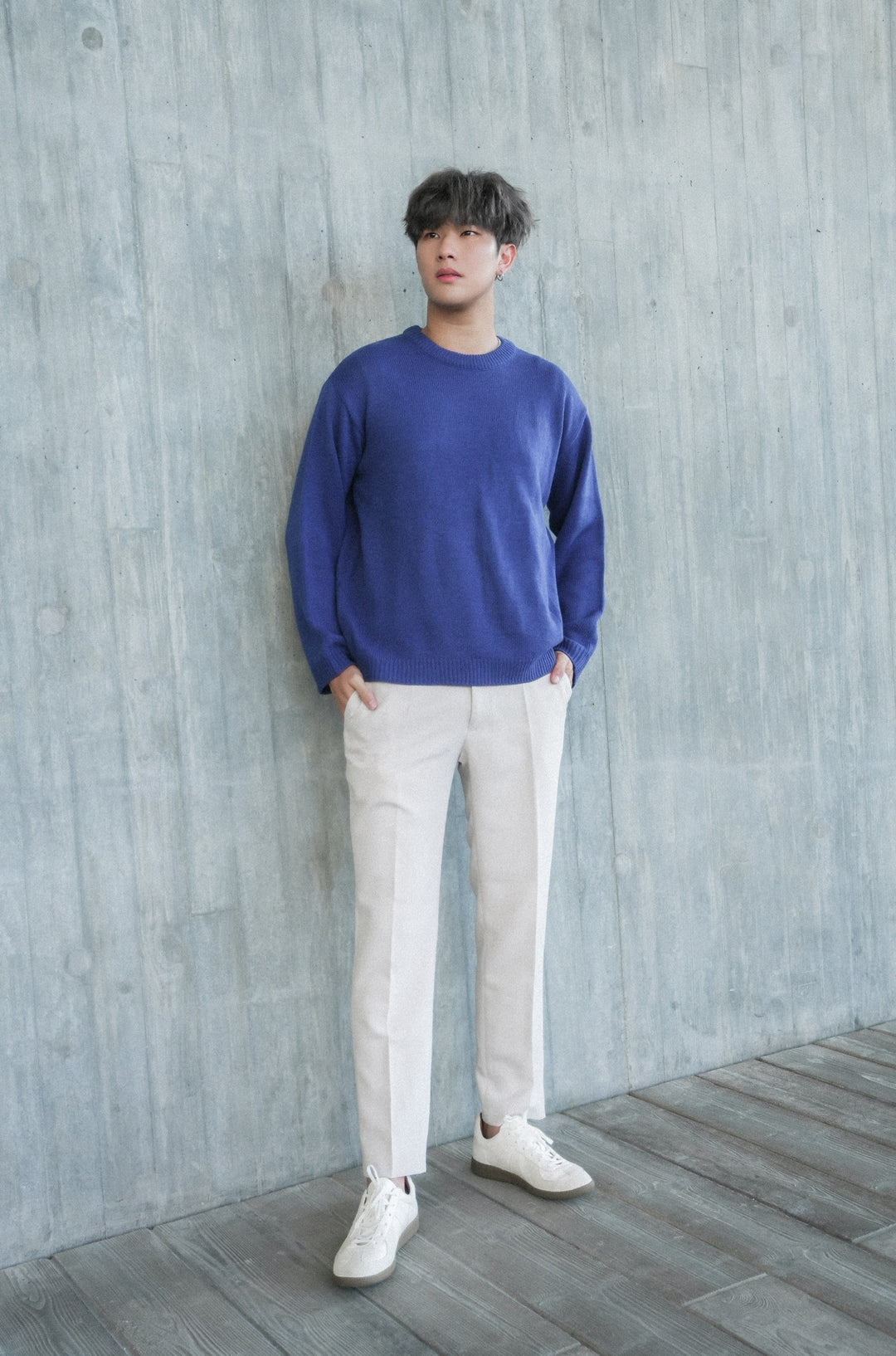 Cobalt Blue Knit Top