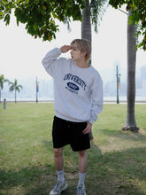 淺灰休閒衛衣Uni Sweatshirt－韓國男裝