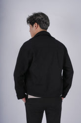 黑色挺身外套Trucker Jacket in Black－韓國男裝