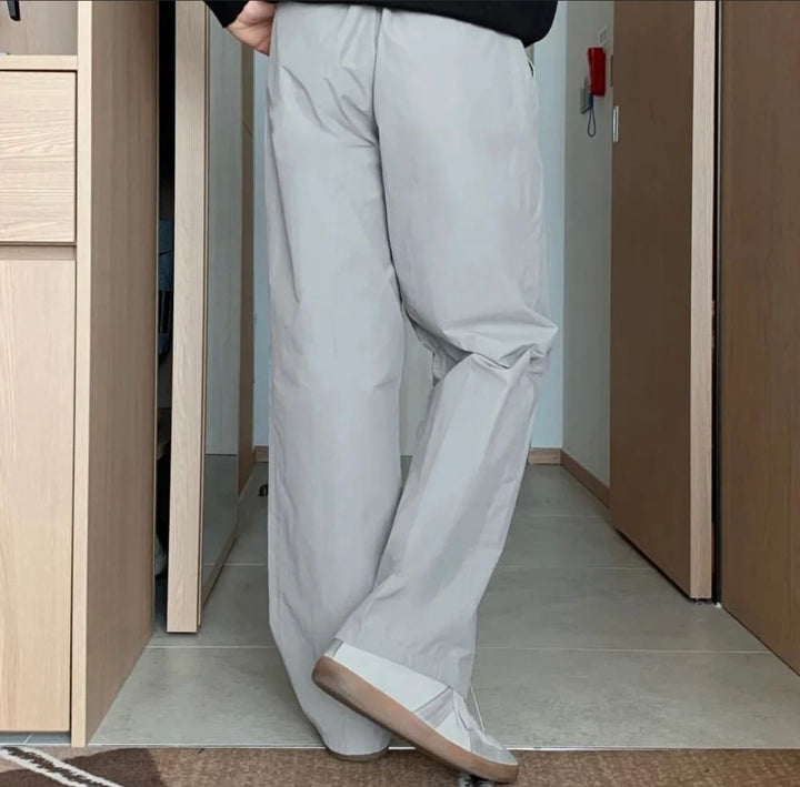 滑身落地長褲Relaxed Fit Bottom - 韓國男裝