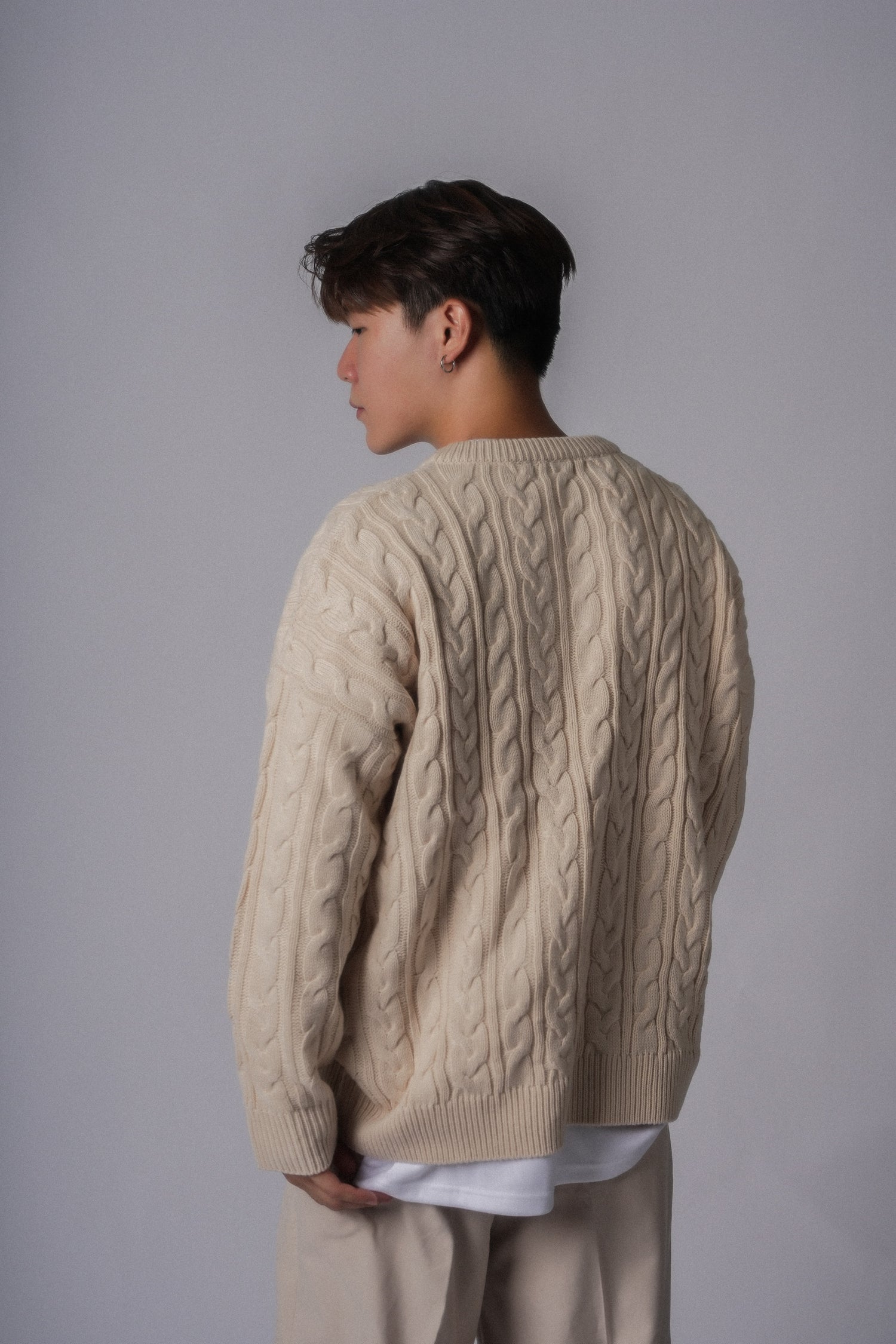 Cable Knit Top-韓國男裝