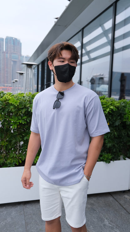 韓國男裝-霧紫藍色上衣 Mist Violet Top