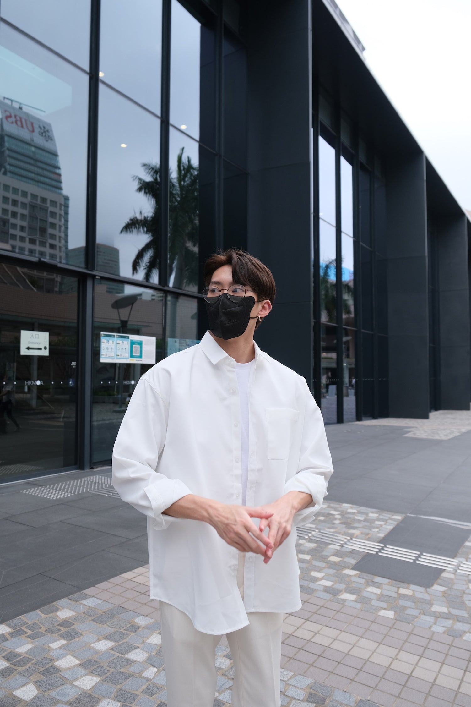 韓國男裝-白色西裝褲Ivory Bottom