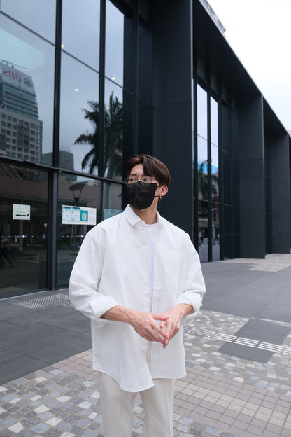 韓國男裝-白色西裝褲Ivory Bottom