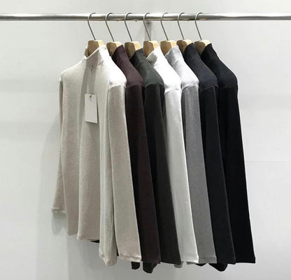 現貨 彈性半領上衣