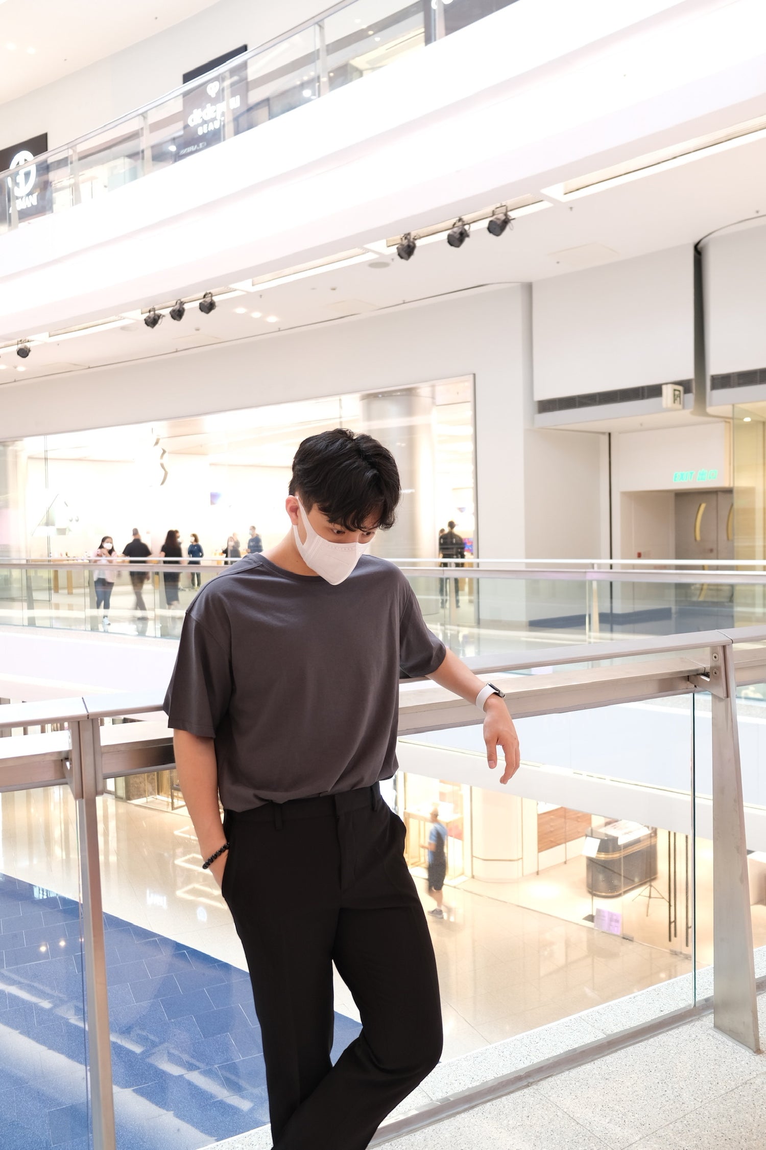 碳灰上衣Dark Grey Basic Top - 179cmhk