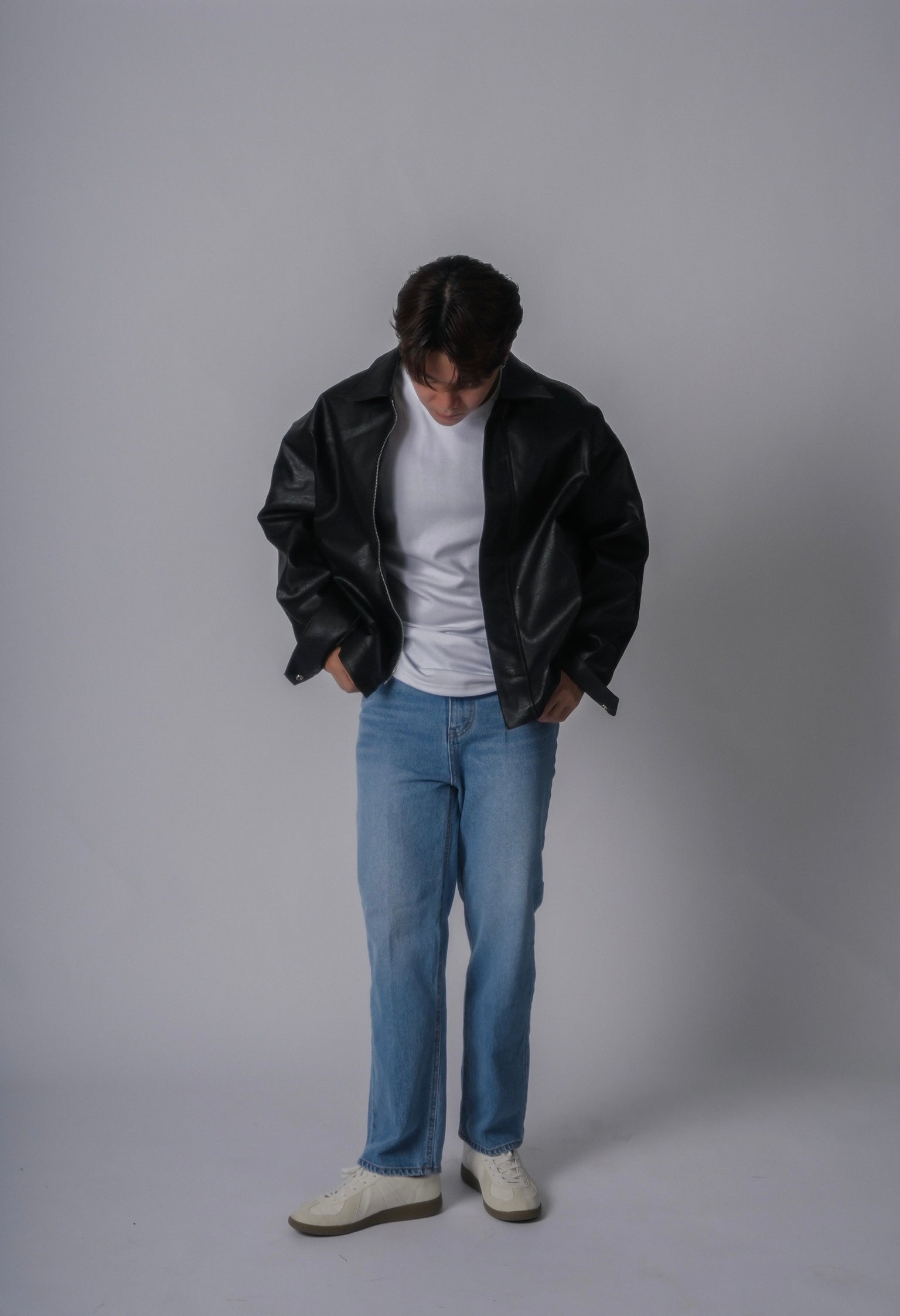 黑色皮褸Leather Jacket - 179cmhk