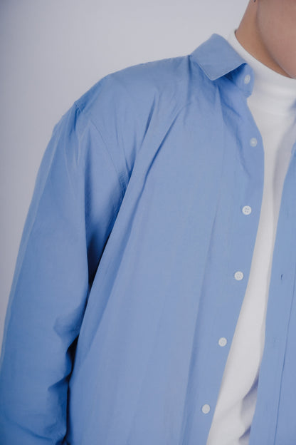 淺藍襯衫Blue Shirt－韓國男裝