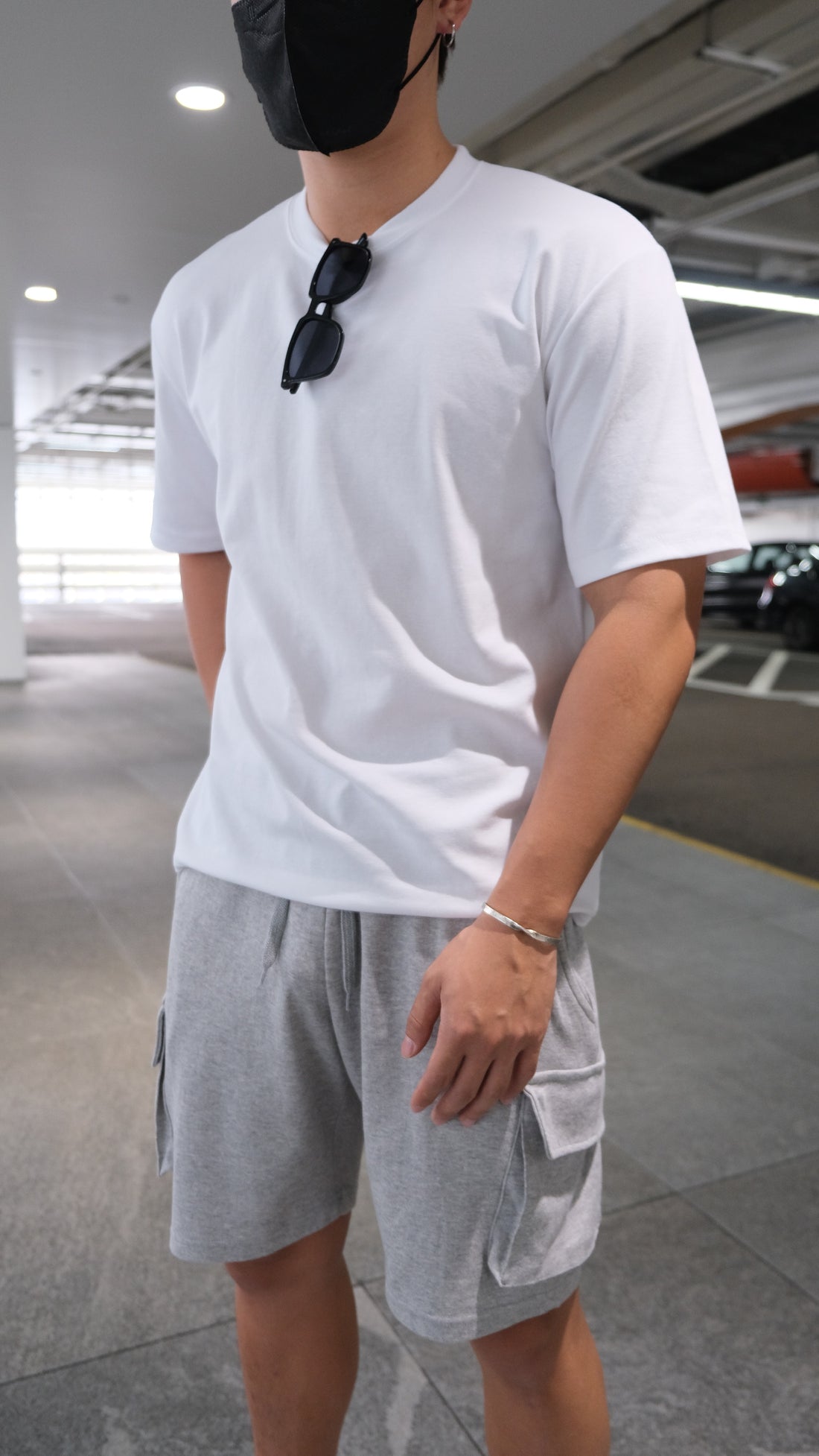 韓國男裝-純白色短袖上衣White Tee