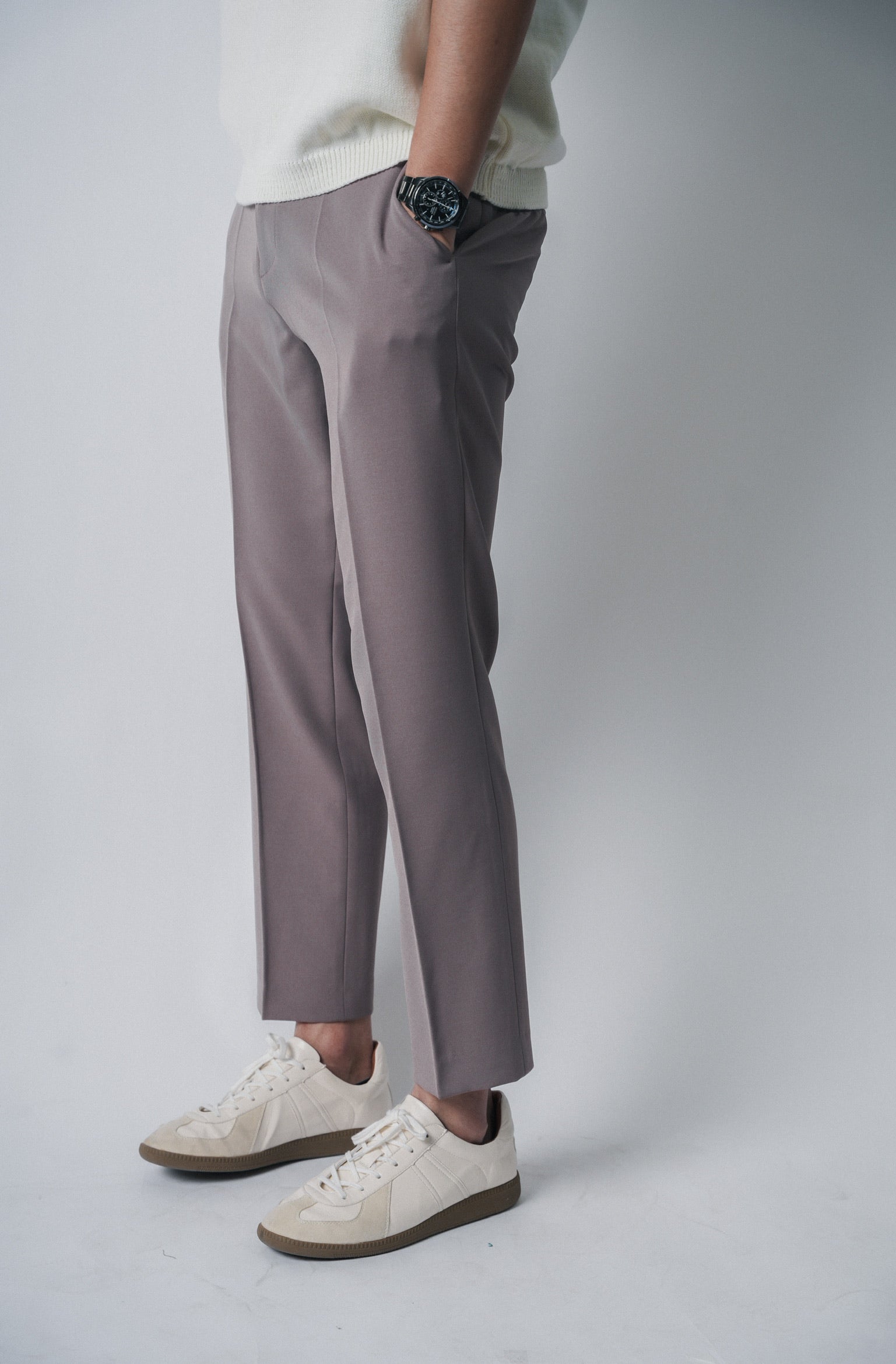 直腳九分長褲Slim Fit Bottom－韓國男裝